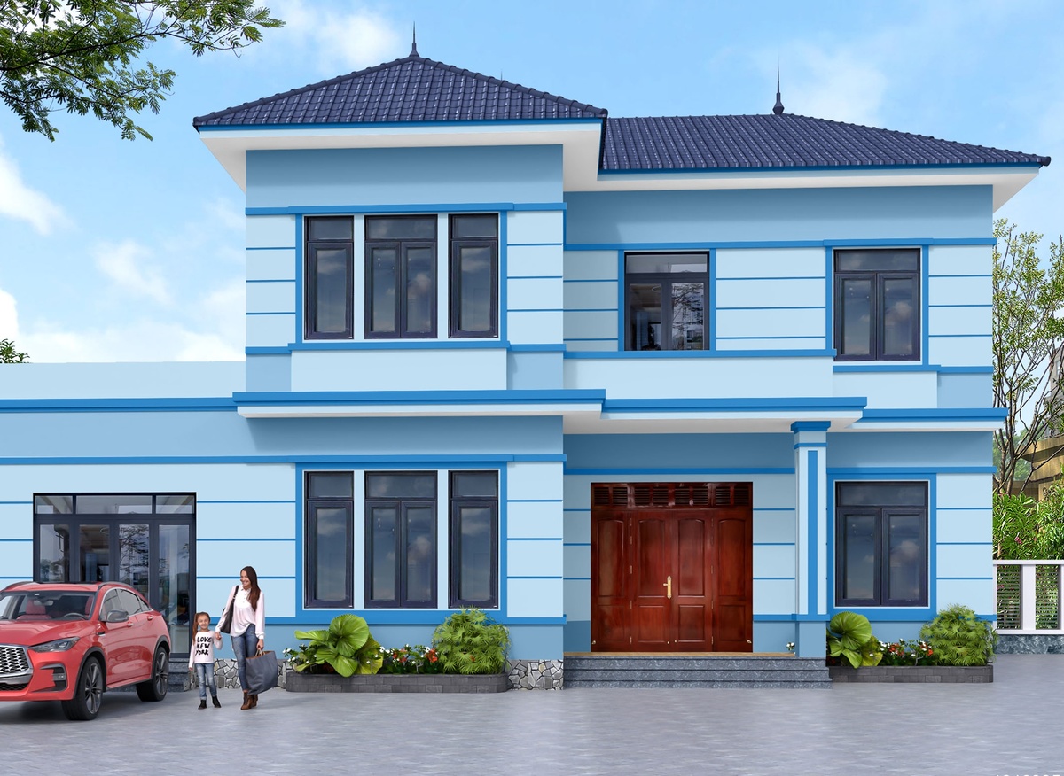 Màu sơn ngoại thất cho người mệnh Mộc