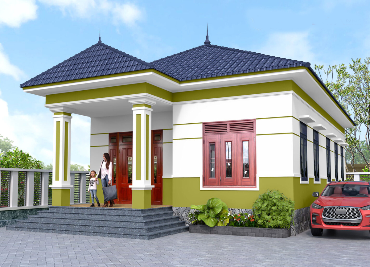 Cách phối màu sơn nhà cho người mệnh Mộc