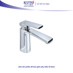 Bộ vòi lavabo 1 lỗ thân đồng KUTO (K028)